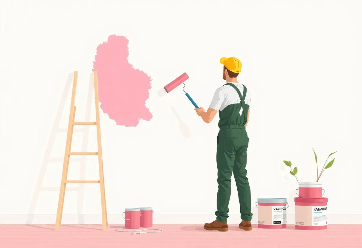 Peintre Massy 91300 en intervention sur un chantier